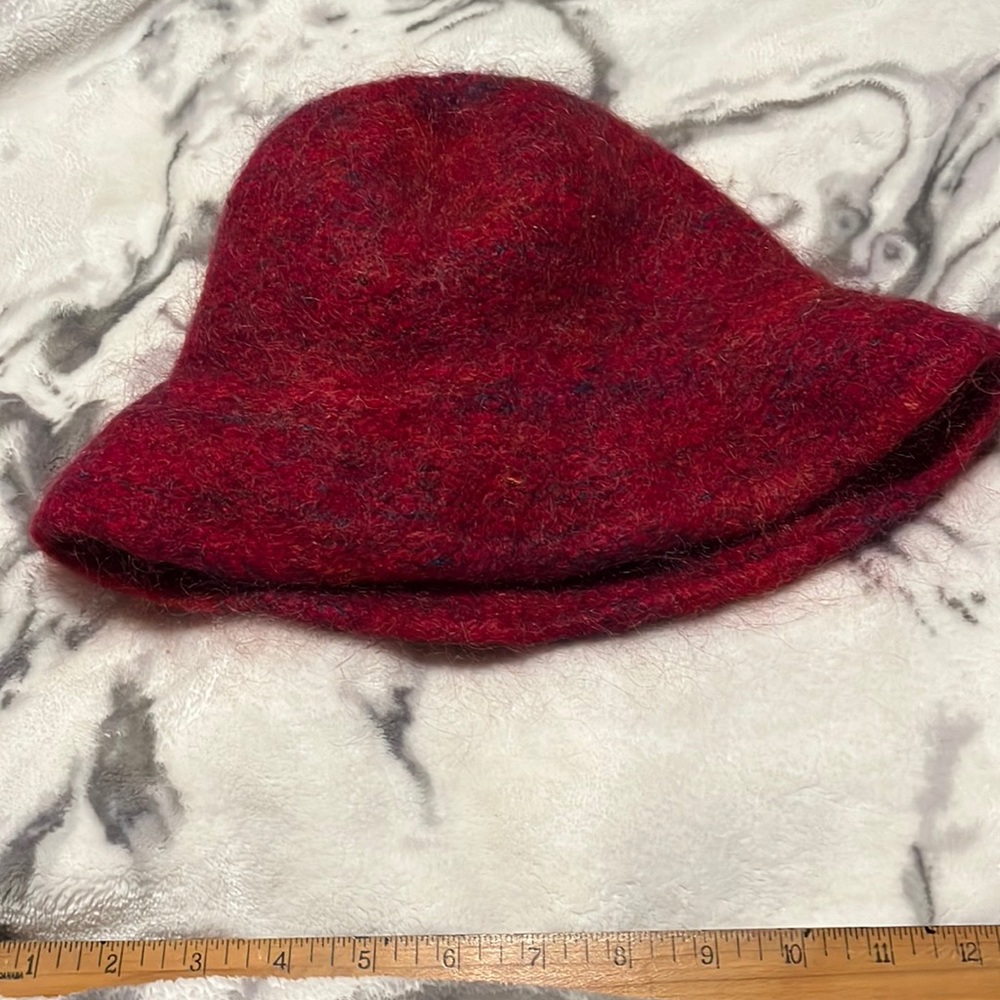 NWOT Handmade boiled wool Bucket Hat